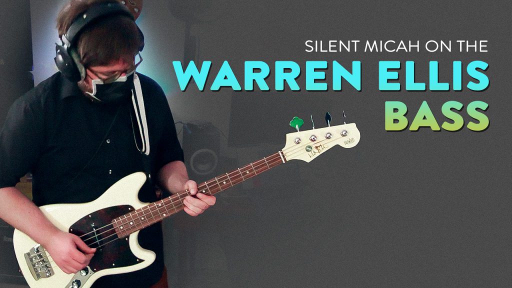 Silent Micah experiments with the Warren Ellis Bass from Eastwood Guitars.