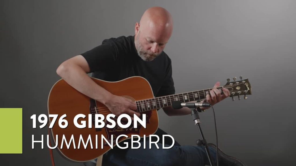 Demo of a 1976 Gibson Hummingbird