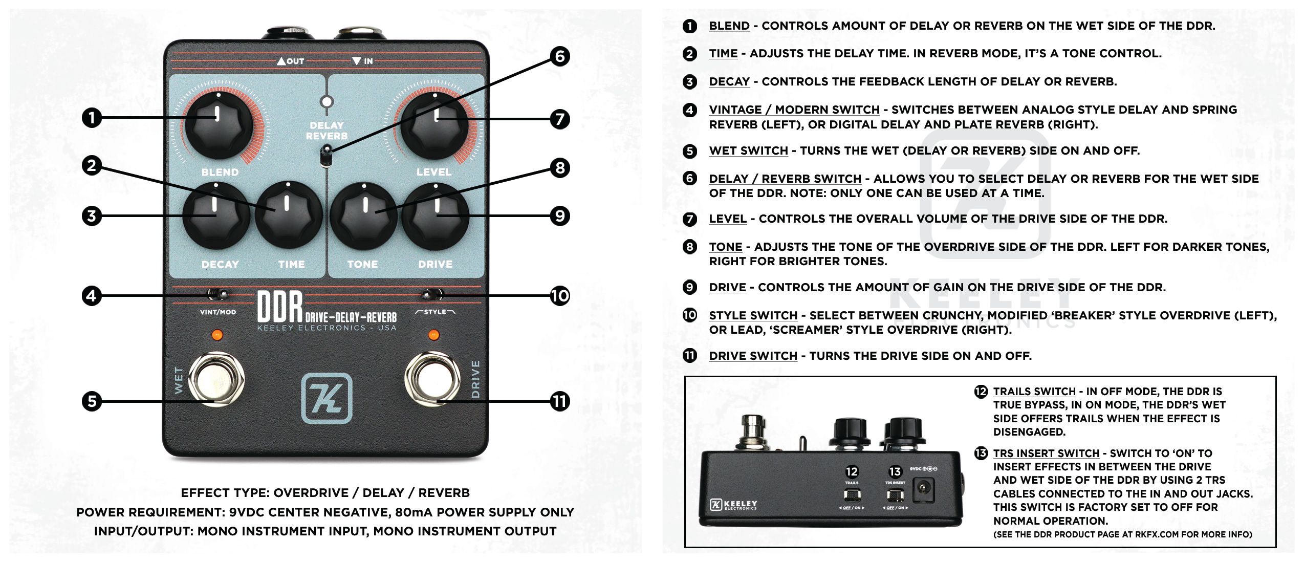 Keeley ddr deals pedal