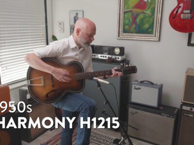 Demo of a 1950s Harmony H1215